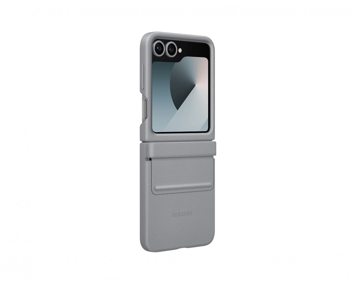 Zadní kryt EF-VF741PJE Samsung KindSuit pro Galaxy Z Flip 6 Gray - náhled 3