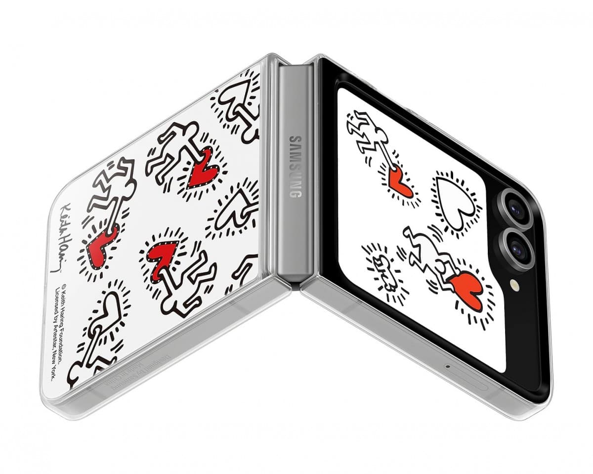 Zadní kryt EF-ZF741CWE Samsung FlipSuit pro Galaxy Z Flip 6 White - náhled 3