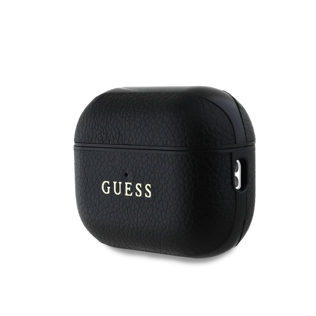 Pouzdro Guess PU Grained Classic Logo pro AirPods Pro 2 Black - náhled 3