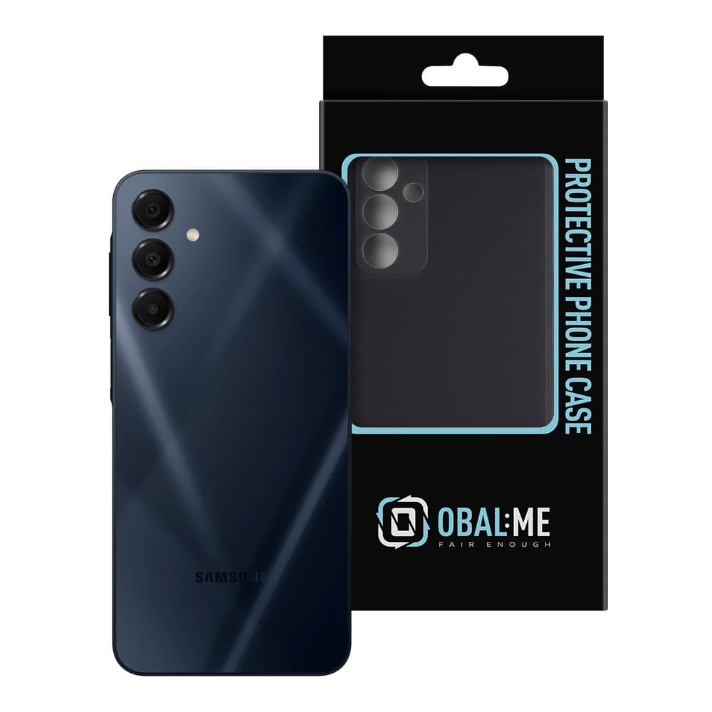 Zadní kryt OBAL:ME Matte TPU pro Samsung A16 5G Black - náhled 3