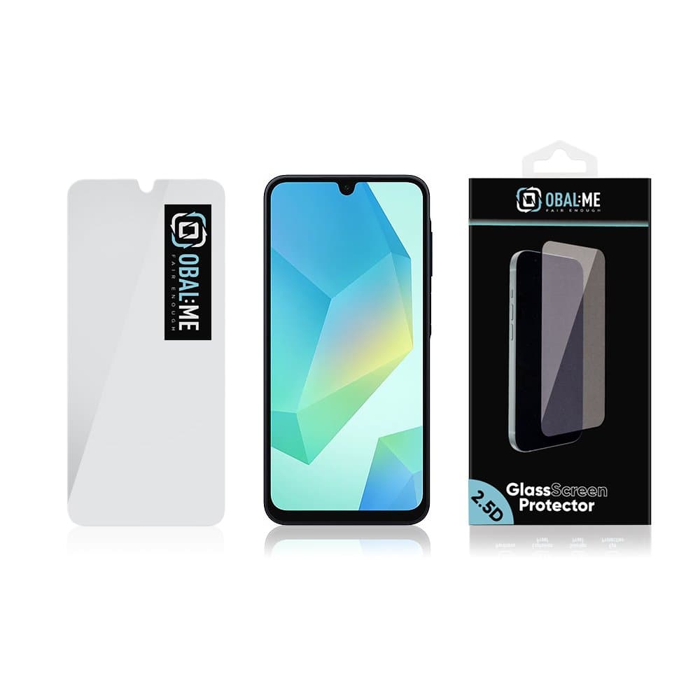 Tvrzené sklo OBAL:ME 2.5D pro Samsung Galaxy A16 5G Clear - náhled 3