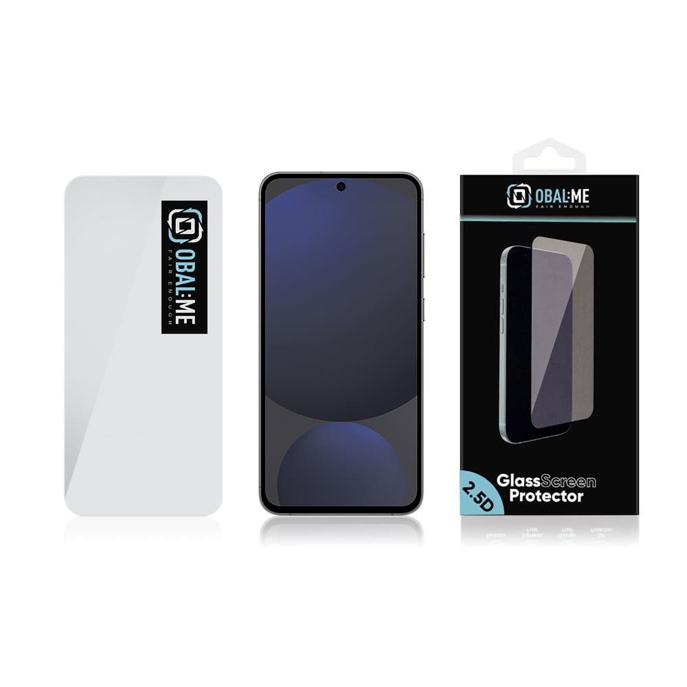 Tvrzené sklo OBAL:ME 2.5D pro Samsung Galaxy S24 FE-S25 FE Clear - náhled 3