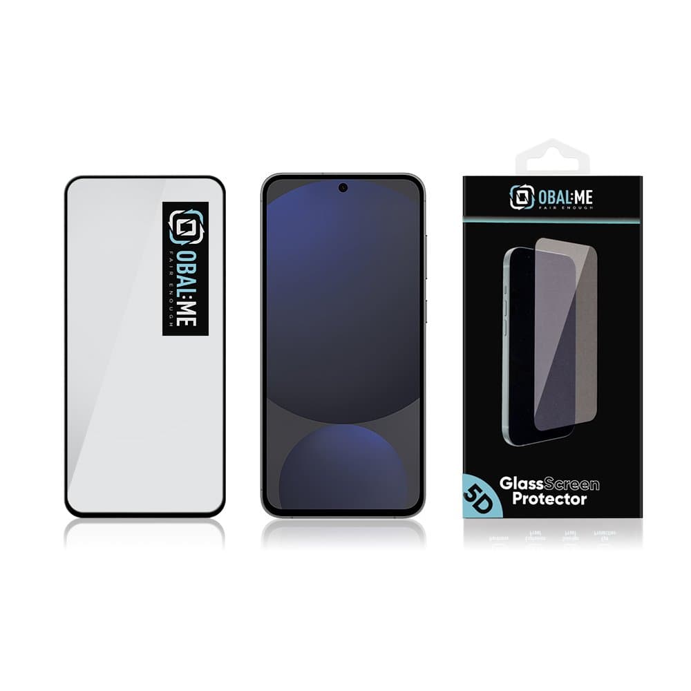 Tvrzené sklo OBAL:ME 5D pro Samsung Galaxy S24 FE-S25 FE Black - náhled 3