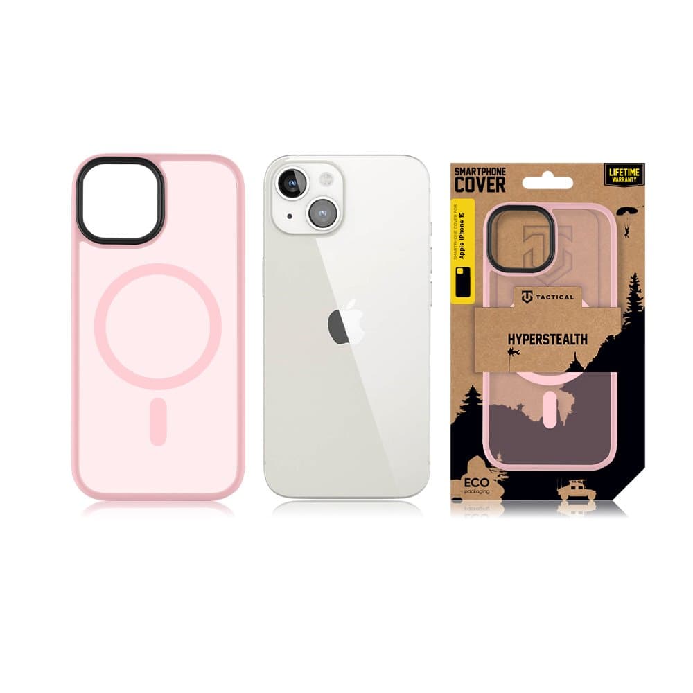 Zadní kryt Tactical MagForce Hyperstealth pro iPhone 15 Pink Panther - náhled 3
