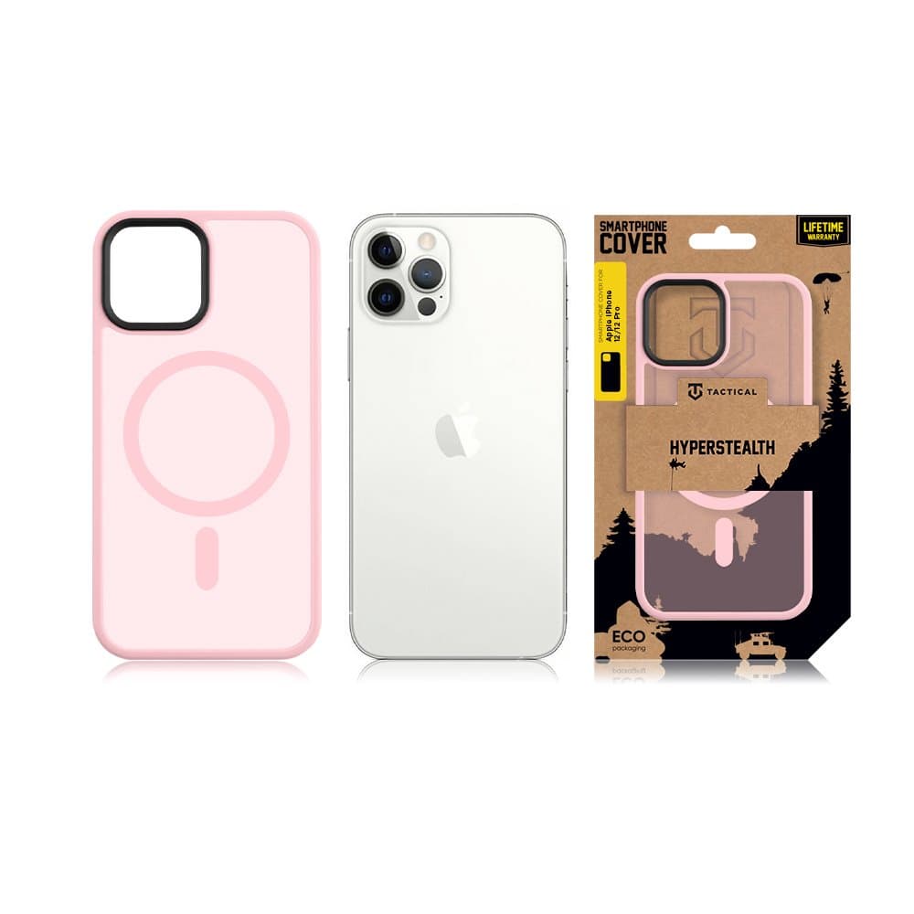 Zadní kryt Tactical MagForce Hyperstealth pro iPhone 12-12 Pro Pink Panther - náhled 3