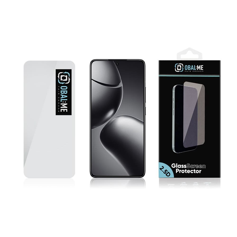 Tvrzené sklo OBAL:ME 2.5D pro Xiaomi 14T-14T Pro Clear - náhled 3