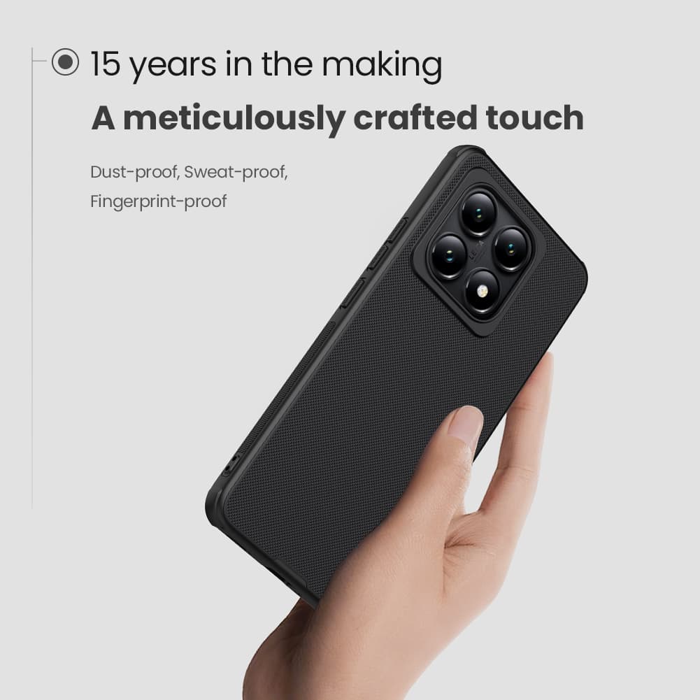 Zadní kryt Nillkin Super Frosted PRO pro Xiaomi 14T Black - náhled 3