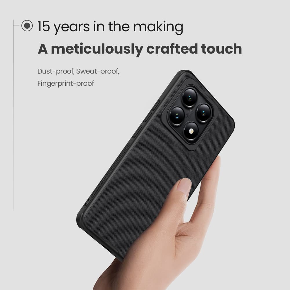 Zadní kryt Nillkin Super Frosted PRO pro Xiaomi 14T Pro Black - náhled 3