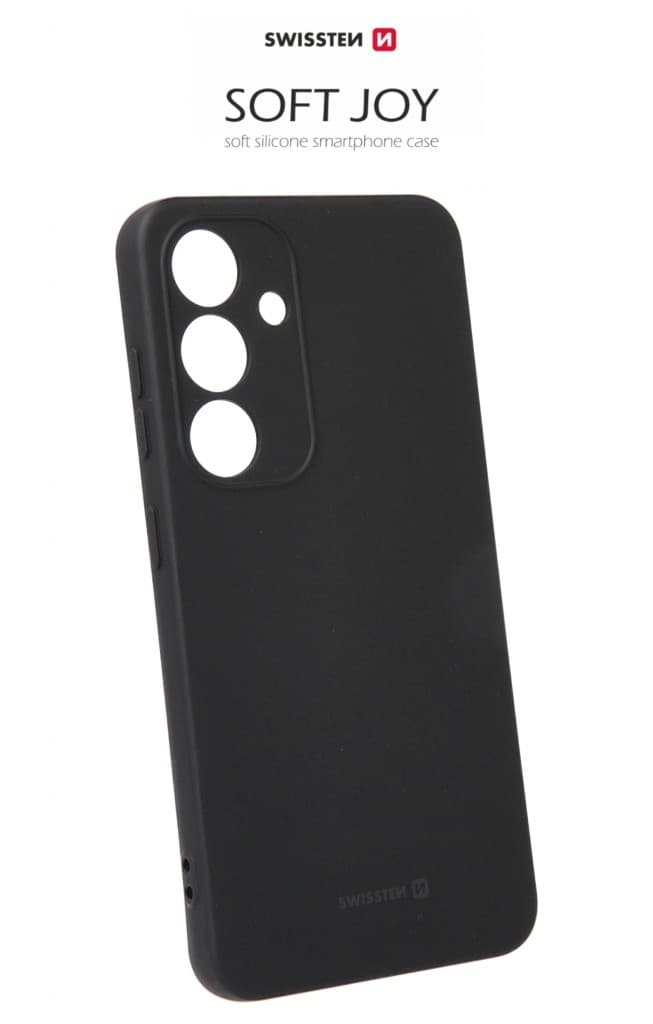 Zadní kryt Swissten Soft Joy pro Samsung Galaxy S25 5G černý - náhled 3