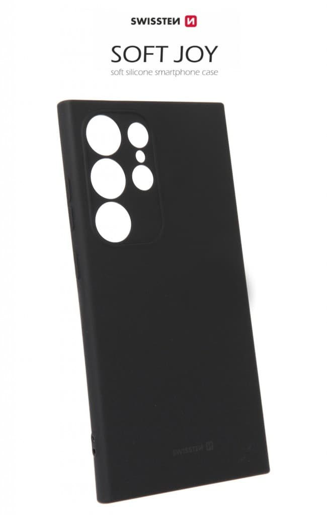 Zadní kryt Swissten Soft Joy pro Samsung Galaxy S25 Ultra 5G černý - náhled 3
