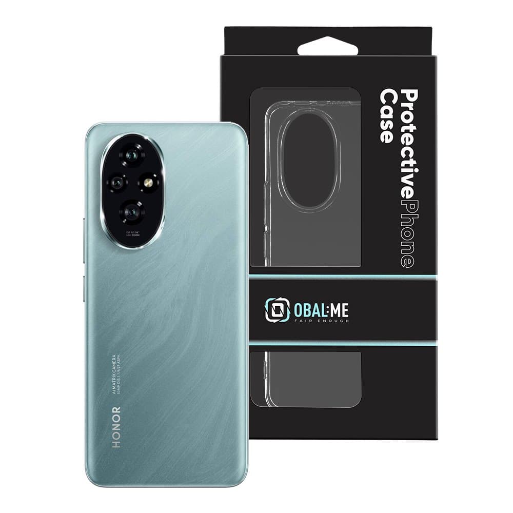 Zadní kryt OBAL:ME TPU pro Honor 200 Transparent - náhled 3