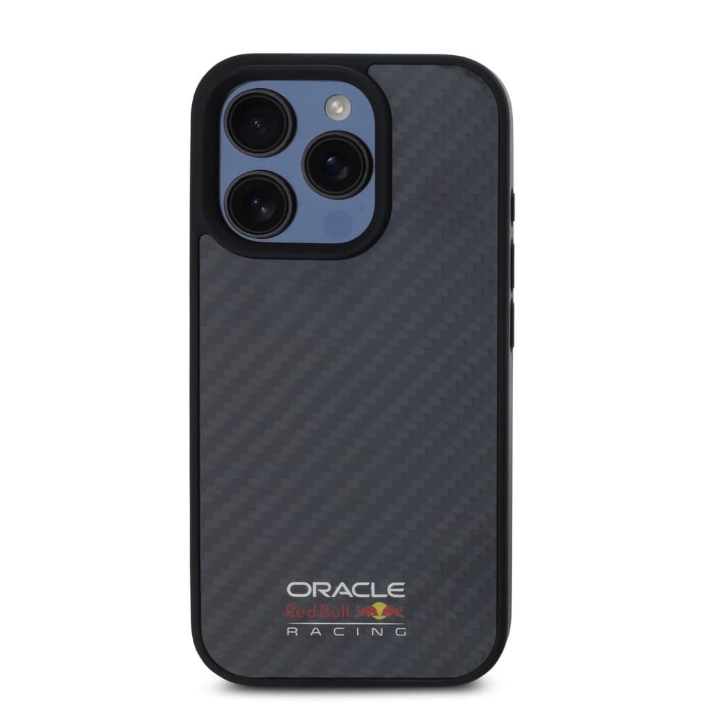 Zadní kryt Red Bull Carbon Shiny Logo MagSafe pro iPhone 16 Pro Max Black - náhled 3