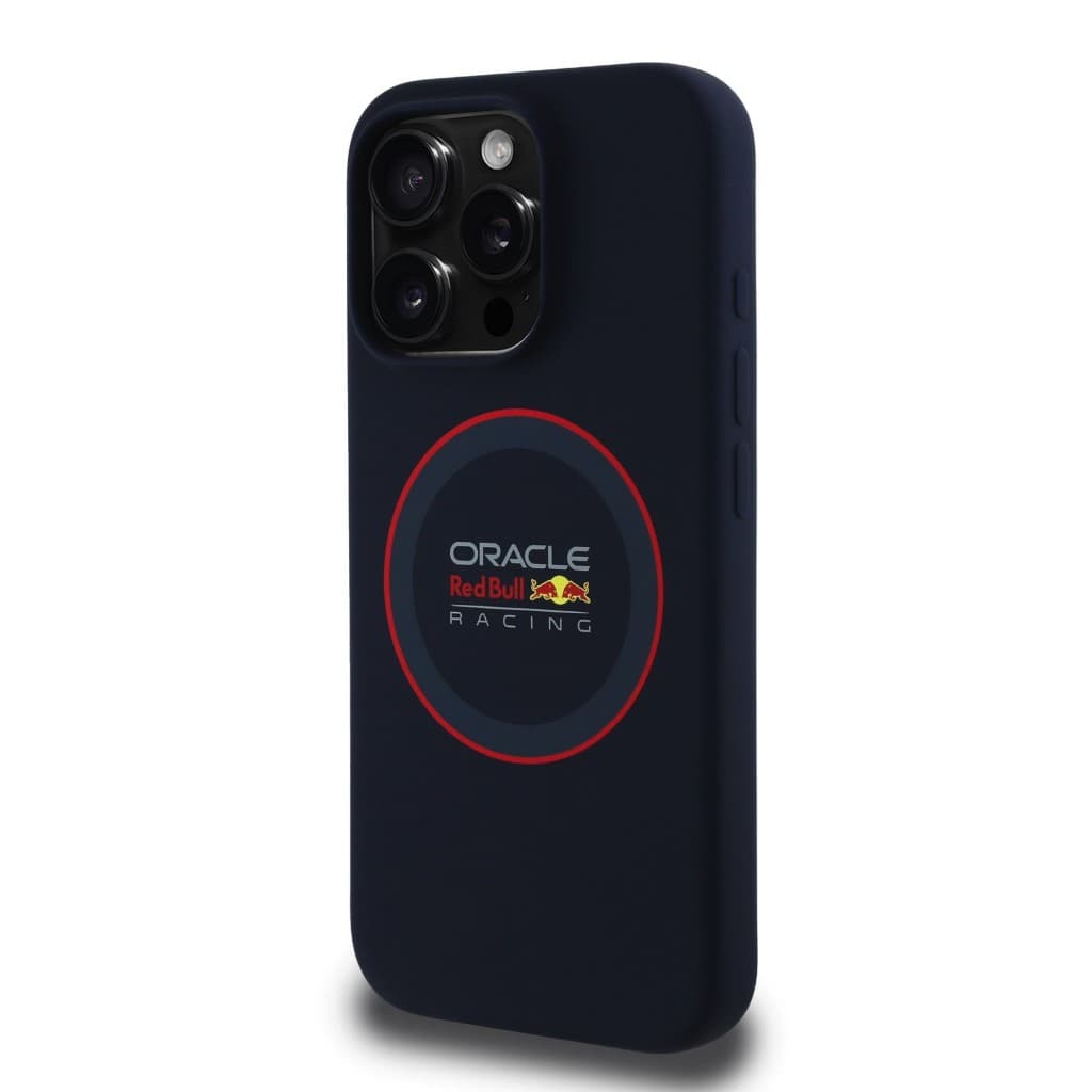 Zadní kryt Red Bull Silicone Red Ring MagSafe pro iPhone 16 Pro Max Navy - náhled 3