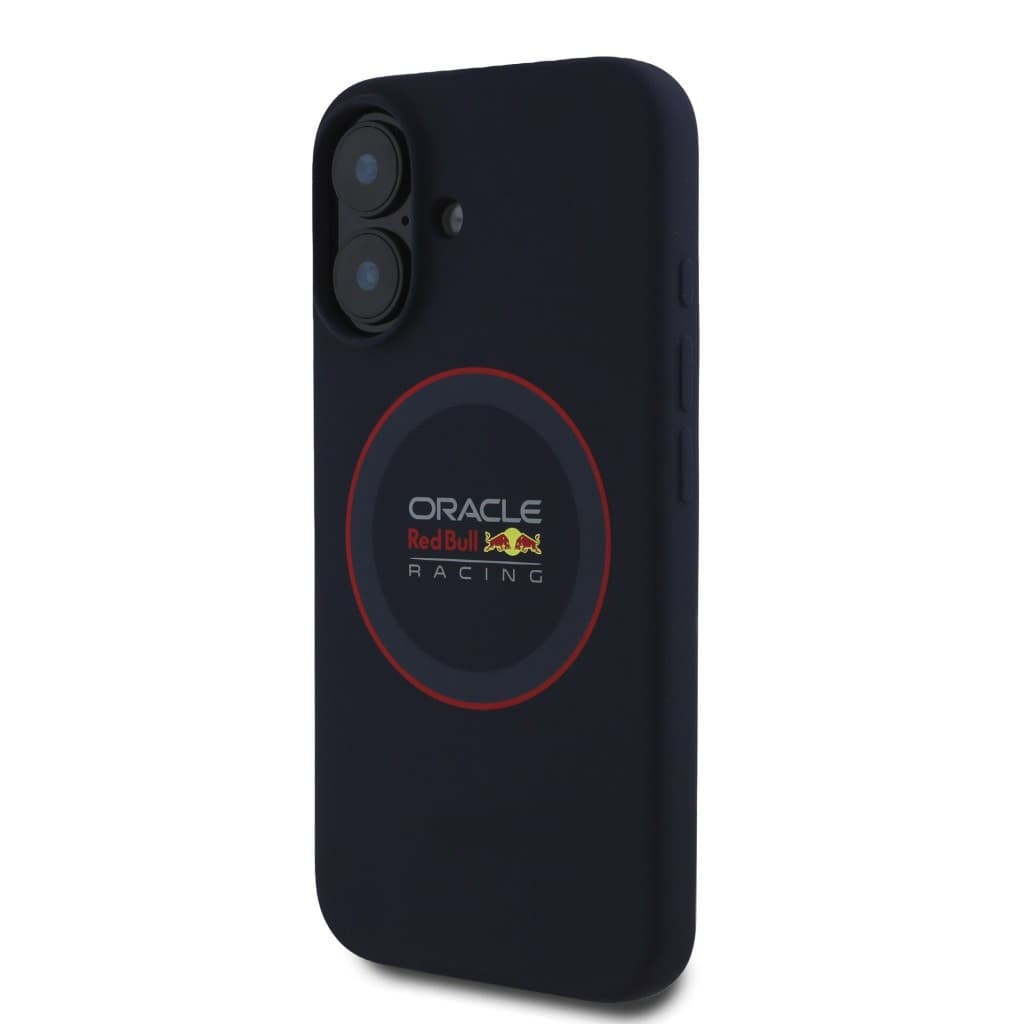 Zadní kryt Red Bull Silicone Red Ring MagSafe pro iPhone 16 Plus Navy - náhled 3