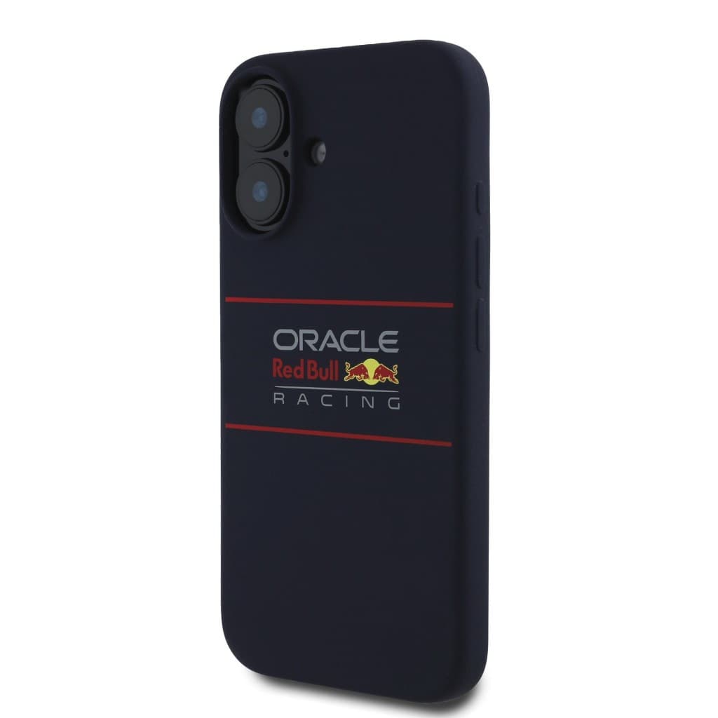 Zadní kryt Red Bull Silicone Horizontal Logo MagSafe pro iPhone 16 Plus Navy - náhled 3