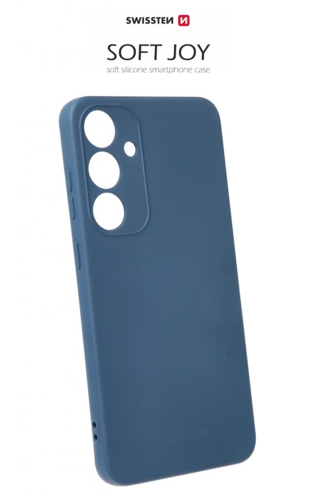 Zadní kryt Swissten Soft Joy pro Samsung A16 5G modrý - náhled 3