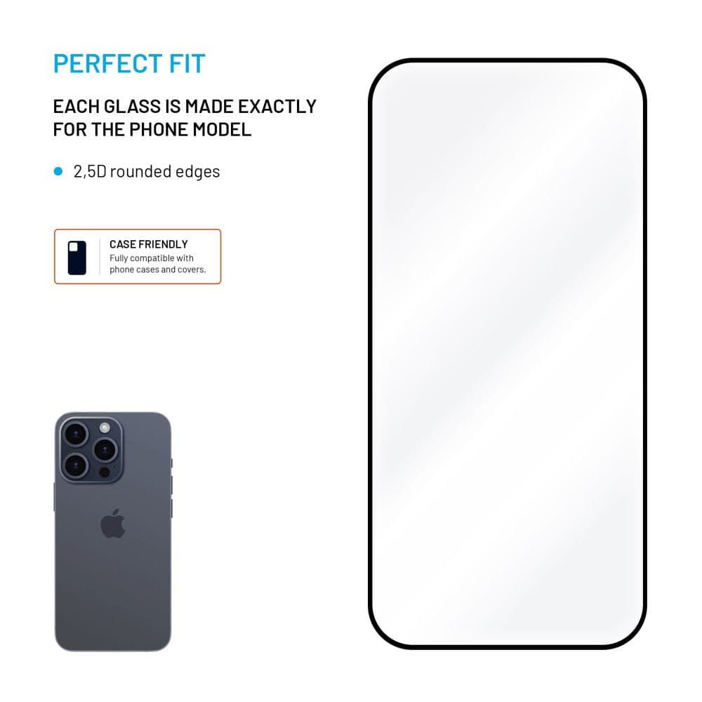 Ochranné tvrzené sklo FIXED Full-Cover pro Infinix Smart 9-Hot 50i, černé - náhled 3