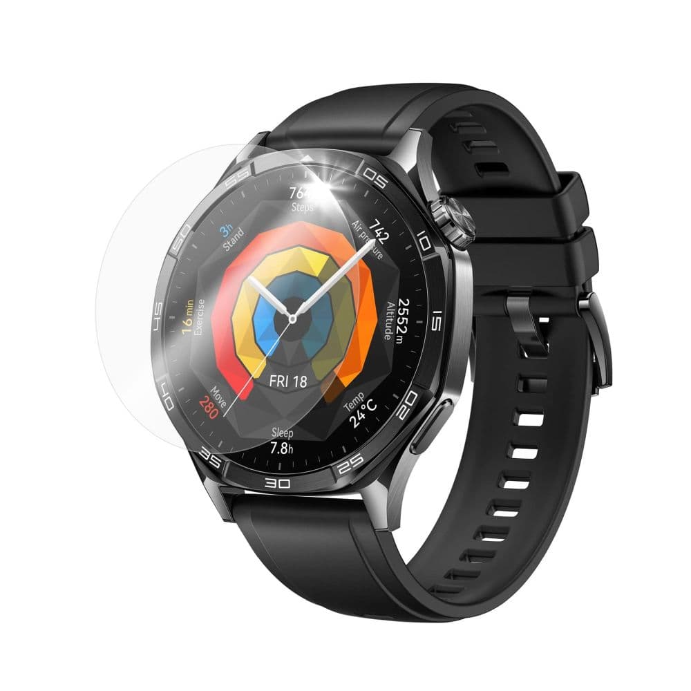 Ochranné tvrzené sklo FIXED pro smartwatch Huawei GT 5 46mm, 2 ks v balení, čiré - náhled 3