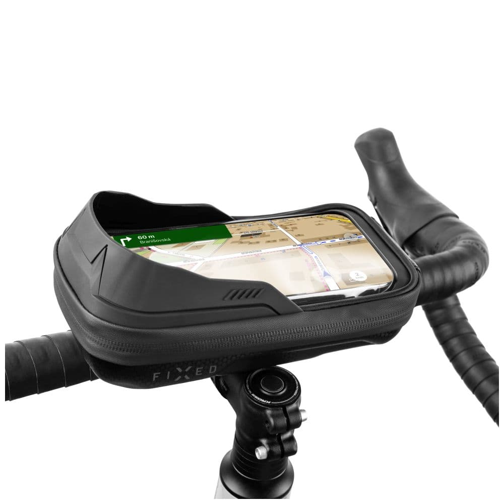 Odnímatelné pouzdro mobilního telefonu na kolo FIXED Bikee Bag 2, černý - náhled 3