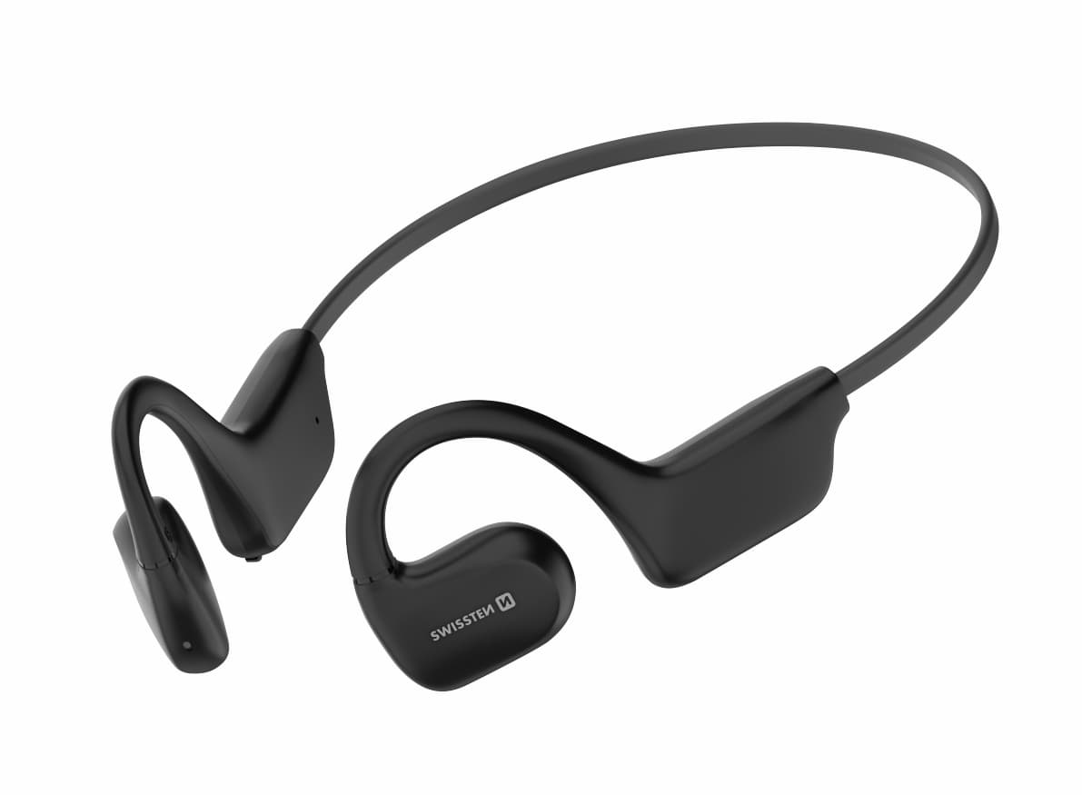 Sluchátka Bluetooth Swissten Gym Open Ear černá - náhled 3