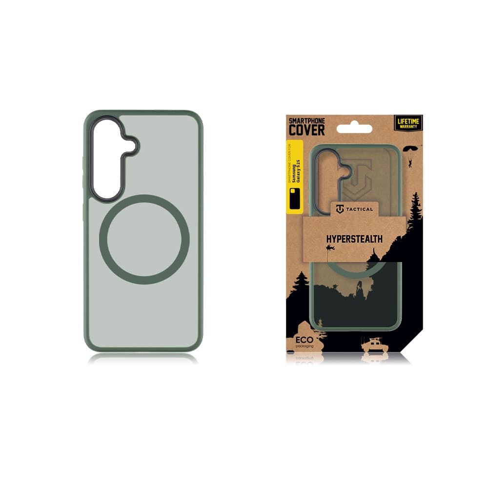 Zadní kryt Tactical MagForce Hyperstealth pro Samsung Galaxy S25 Forest Green - náhled 3