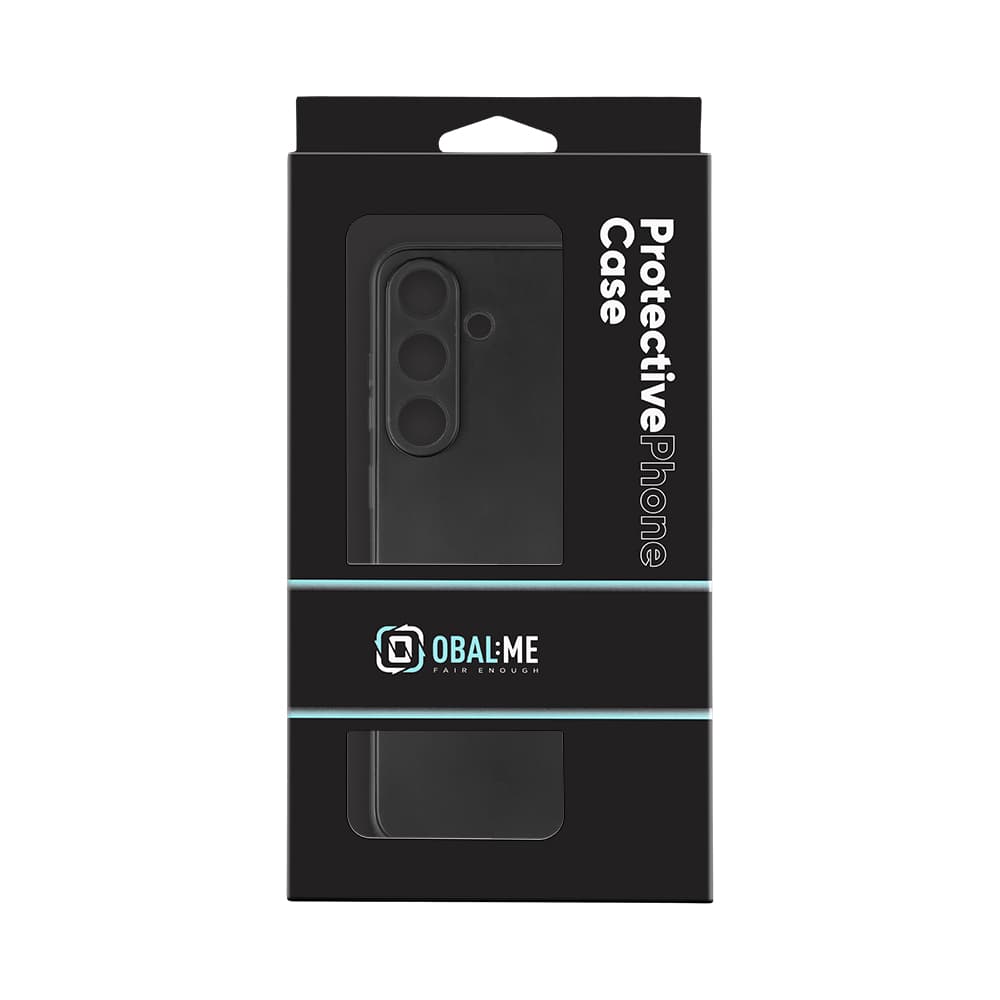 Zadní kryt OBAL:ME Matte TPU pro Samsung Galaxy S25+ Black - náhled 3
