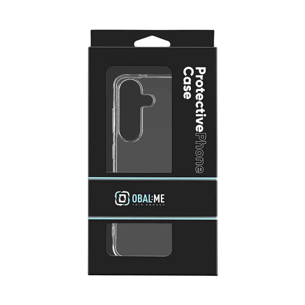 Zadní kryt OBAL:ME TPU pro Samsung Galaxy S25 Transparent - náhled 3