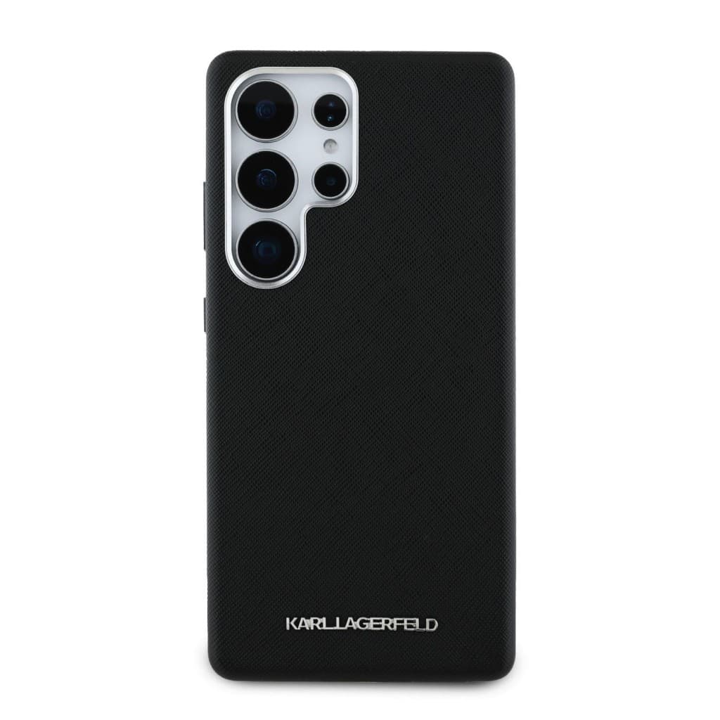 Zadní kryt Karl Lagerfeld PU Saffiano Metal Logo and Frame pro Samsung Galaxy S25 Ultra Black - náhled 3
