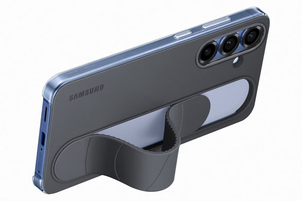 Zadní kryt EF-GS936CBE Samsung Standing Grip pro Galaxy S25+ Black - náhled 3