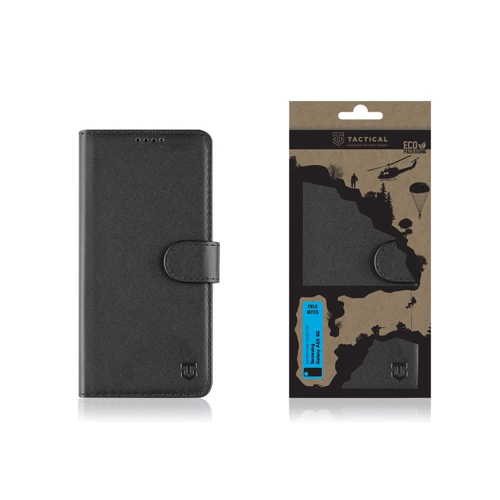 Knížkové pouzdro Tactical Field Notes pro Samsung Galaxy A56 5G Black - náhled 3