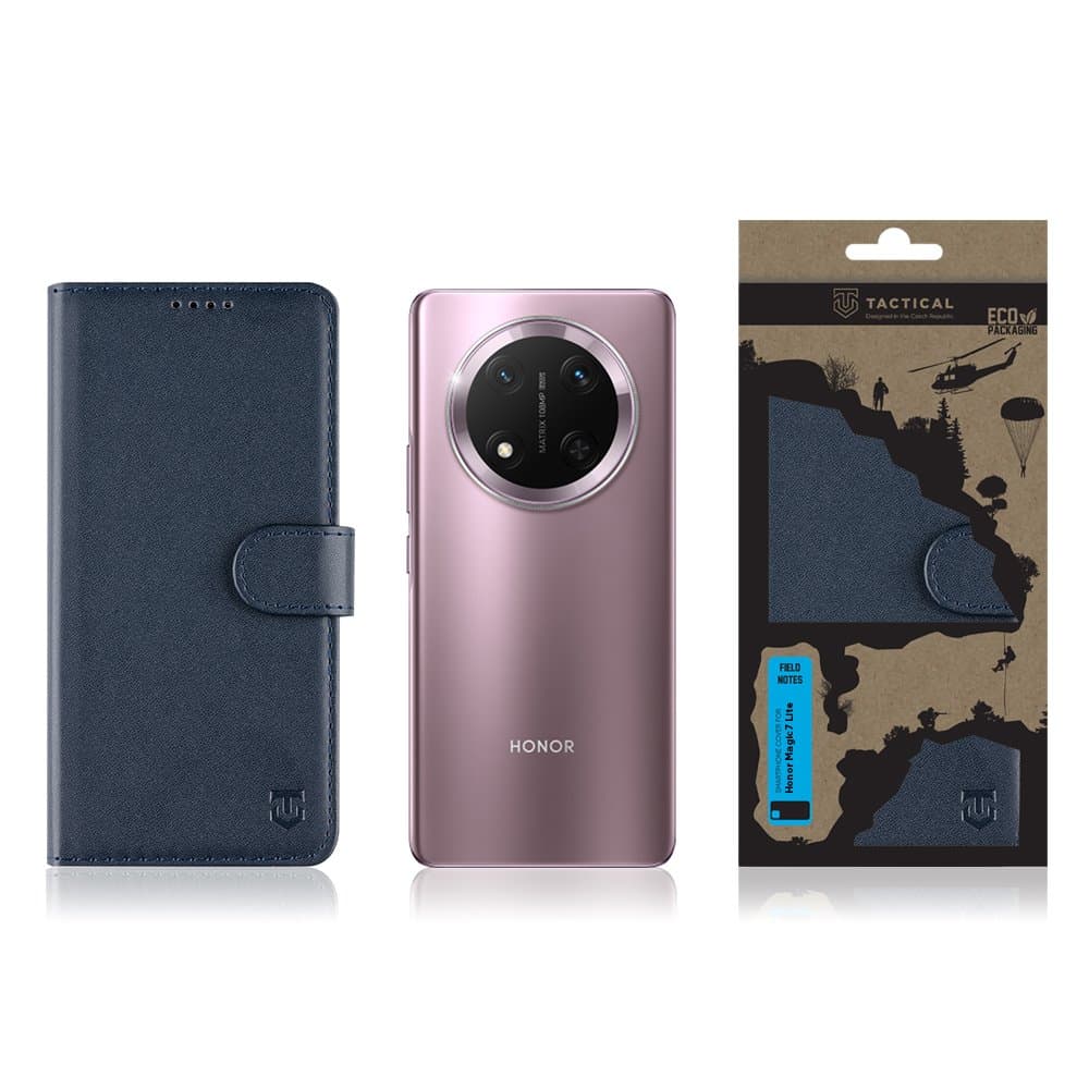 Knížkové pouzdro Tactical Field Notes pro Honor Magic7 Lite Blue - náhled 3