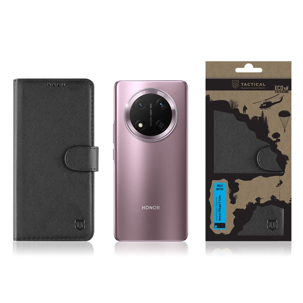 Knížkové pouzdro Tactical Field Notes pro Honor Magic7 Lite Black - náhled 3