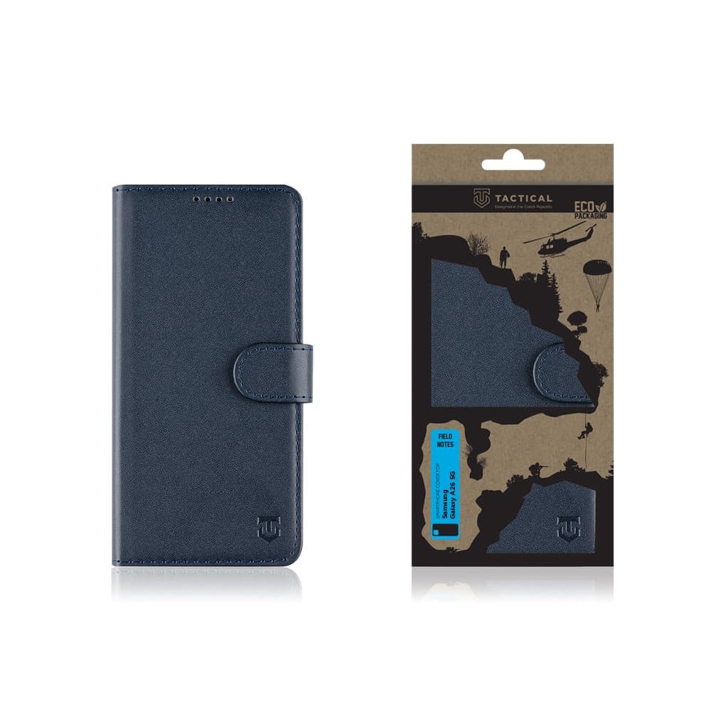 Knížkové pouzdro Tactical Field Notes pro Samsung Galaxy A26 5G Blue - náhled 3