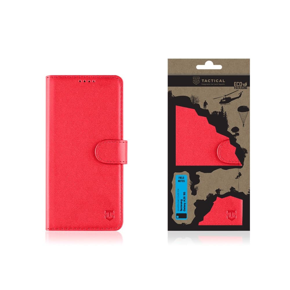 Knížkové pouzdro Tactical Field Notes pro Samsung Galaxy A26 5G Red - náhled 3