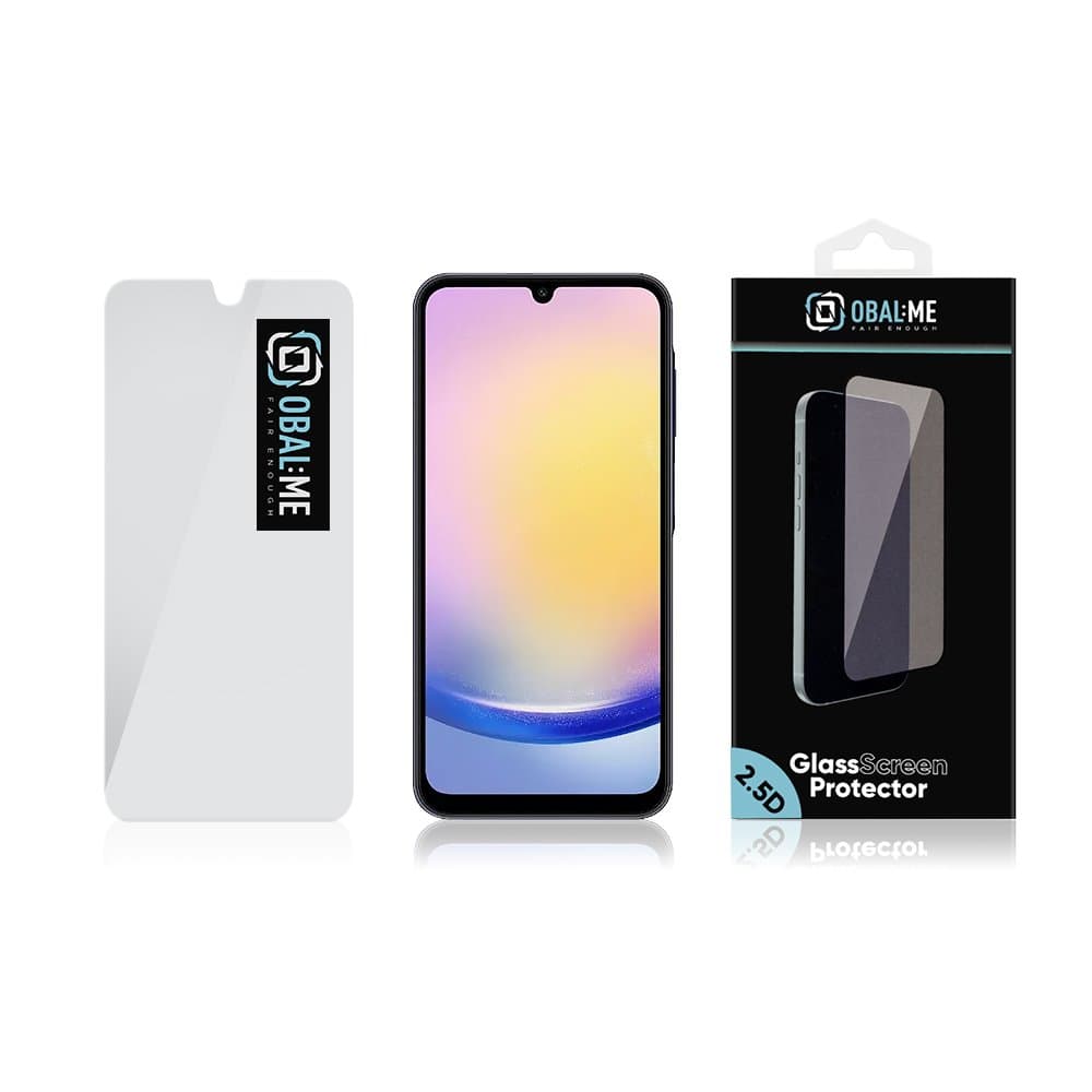 Tvrzené sklo OBAL:ME 2.5D pro Samsung Galaxy A26 5G Clear - náhled 3
