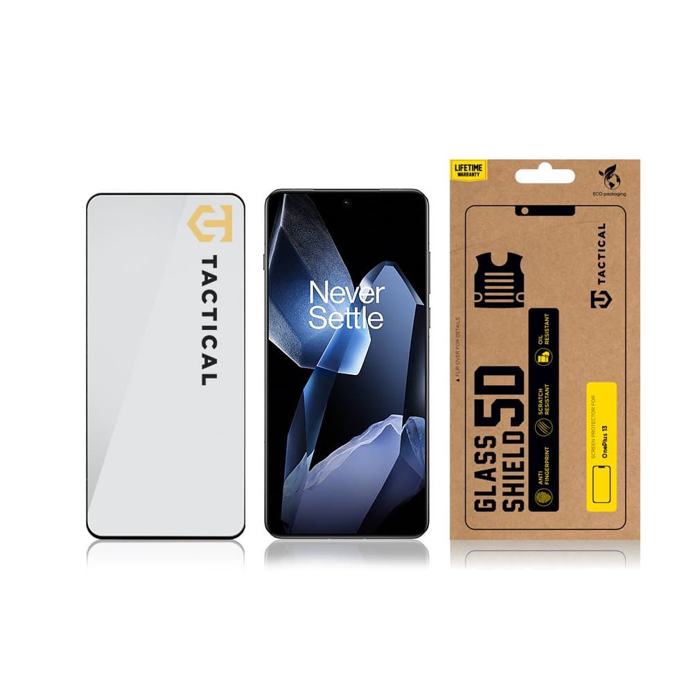 Tvrzené sklo Tactical pro OnePlus 13 5D černé - náhled 3