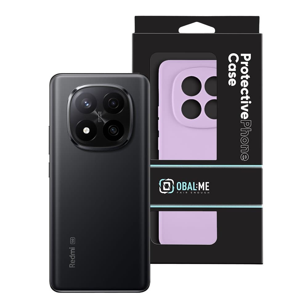 Zadní kryt OBAL:ME Matte TPU pro Xiaomi Redmi Note 14 Pro+ 5G Purple - náhled 3