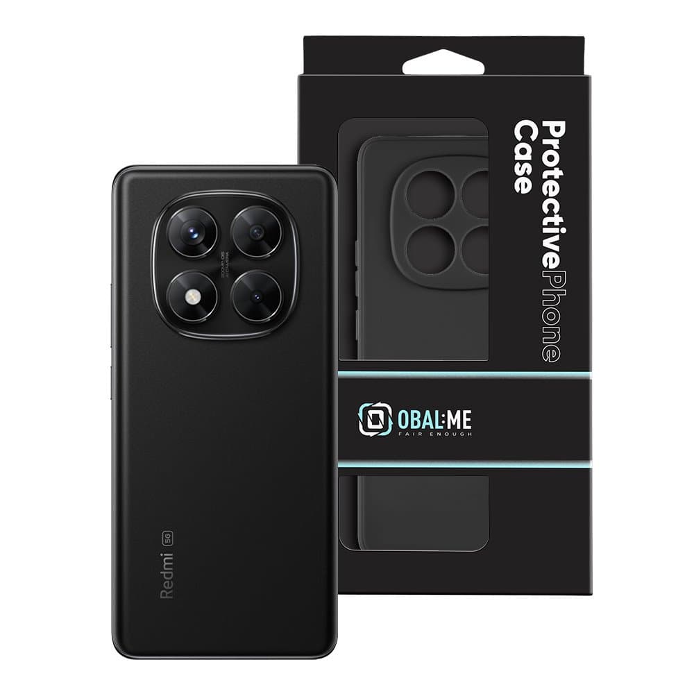 Zadní kryt OBAL:ME Matte TPU pro Xiaomi Redmi Note 14 Pro 5G-Poco X7 5G Black - náhled 3