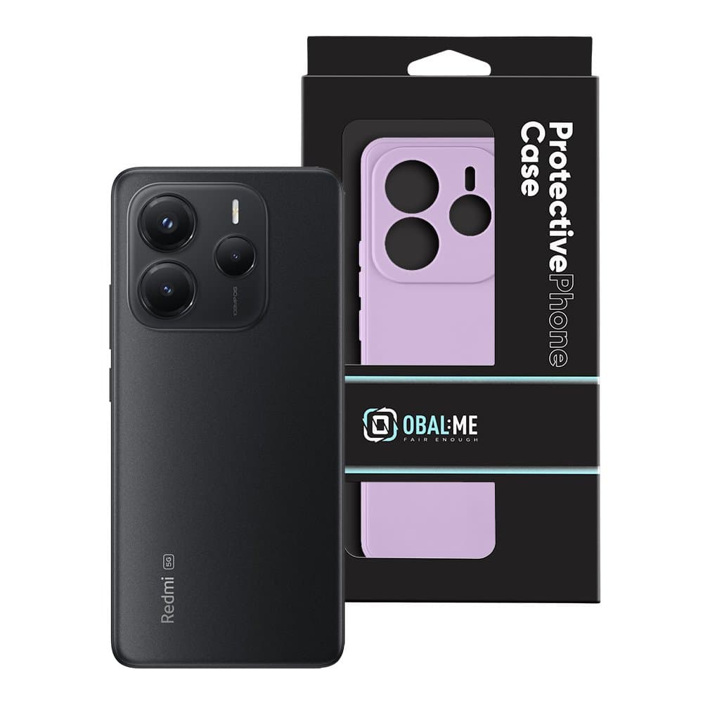 Zadní kryt OBAL:ME Matte TPU pro Xiaomi Redmi Note 14 5G Purple - náhled 3