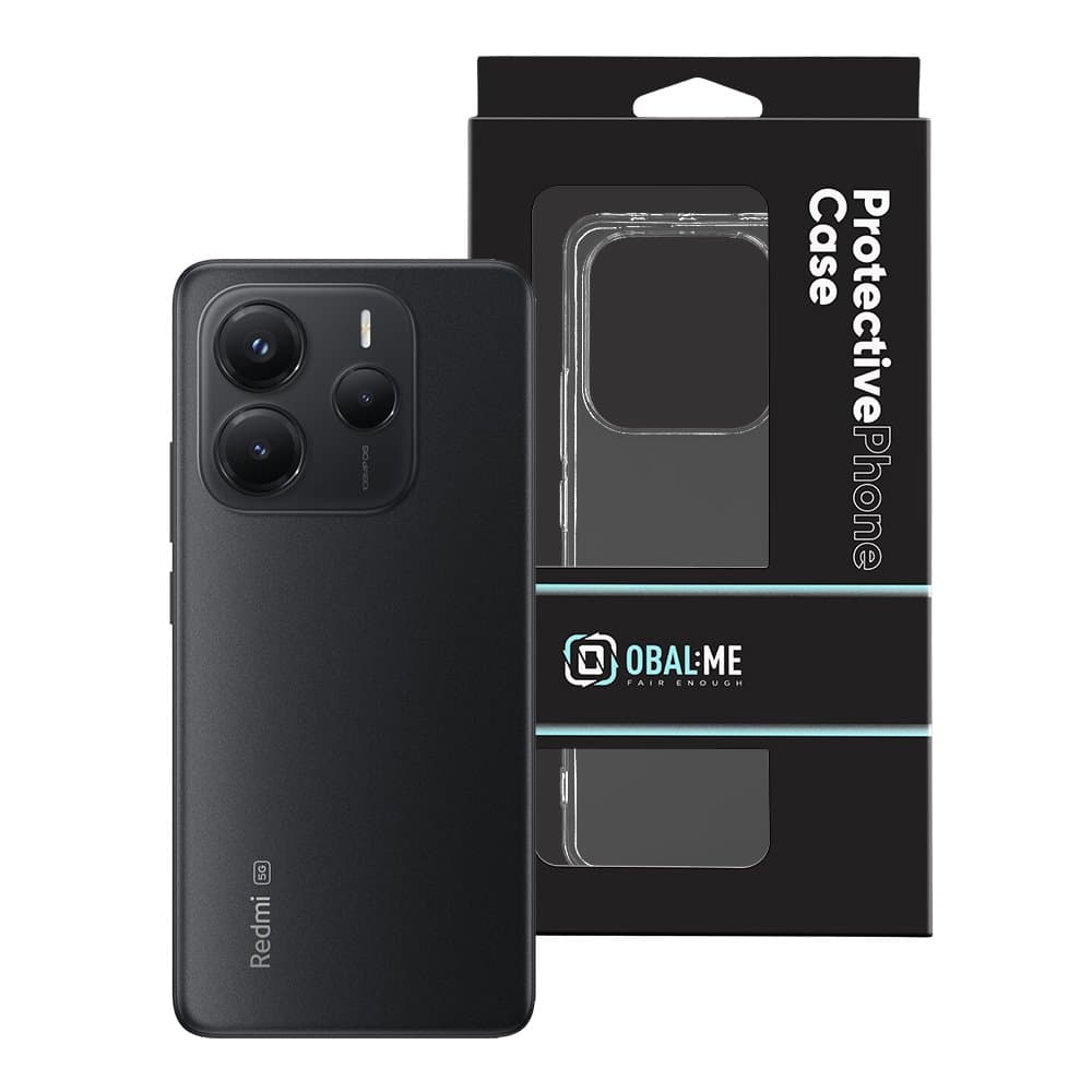 Zadní kryt OBAL:ME TPU pro Xiaomi Redmi Note 14 5G Transparent - náhled 3
