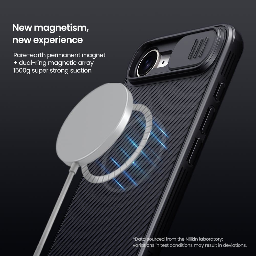Zadní kryt Nillkin CamShield PRO Magnetic pro Apple iPhone 16e Black - náhled 3