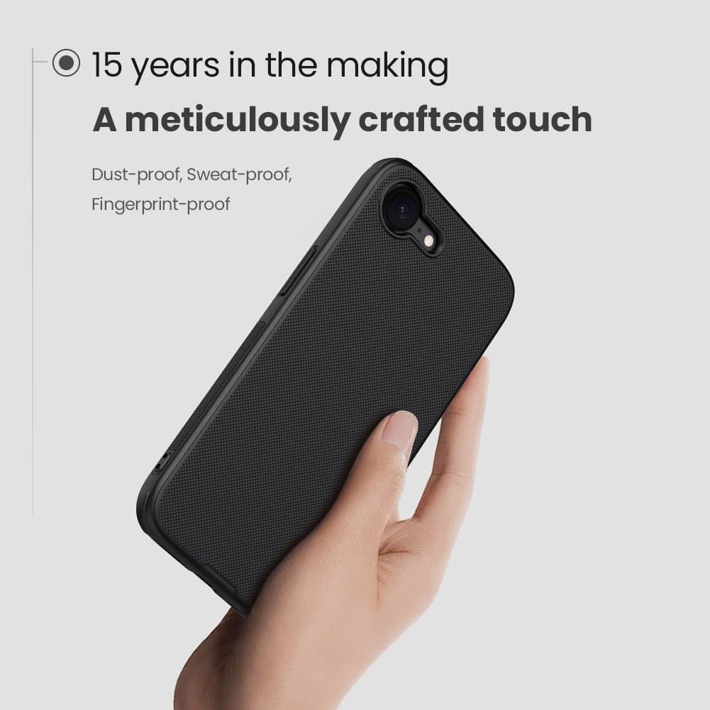 Zadní kryt Nillkin Super Frosted PRO pro Apple iPhone 16e Black - náhled 3