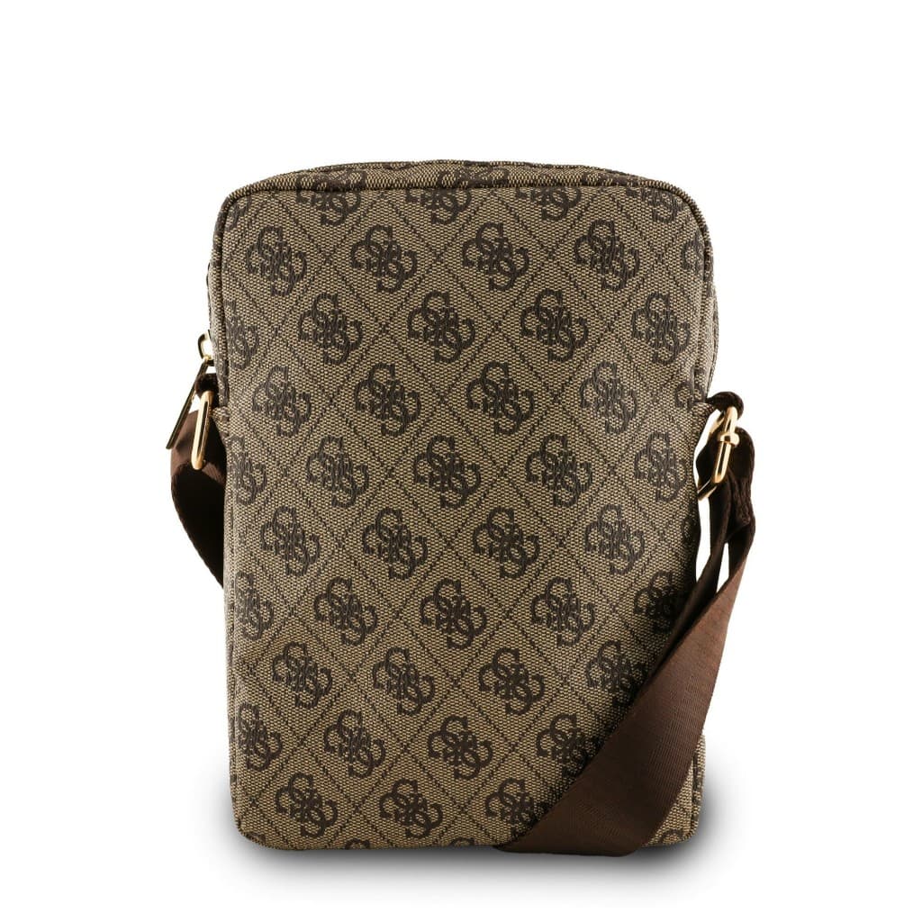 Kabelka Guess PU 4G Triangle Logo 8" Brown - náhled 3