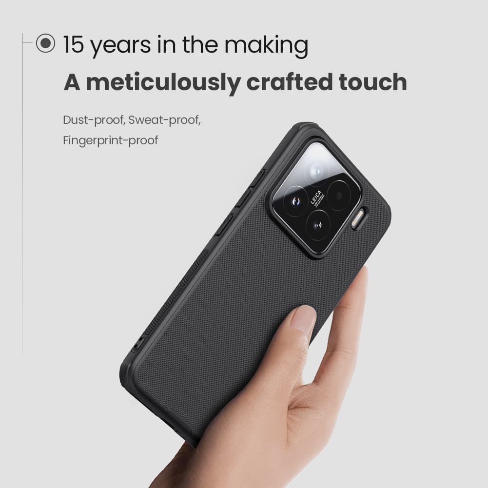 Zadní kryt Nillkin Super Frosted PRO pro Xiaomi 15 Black - náhled 3