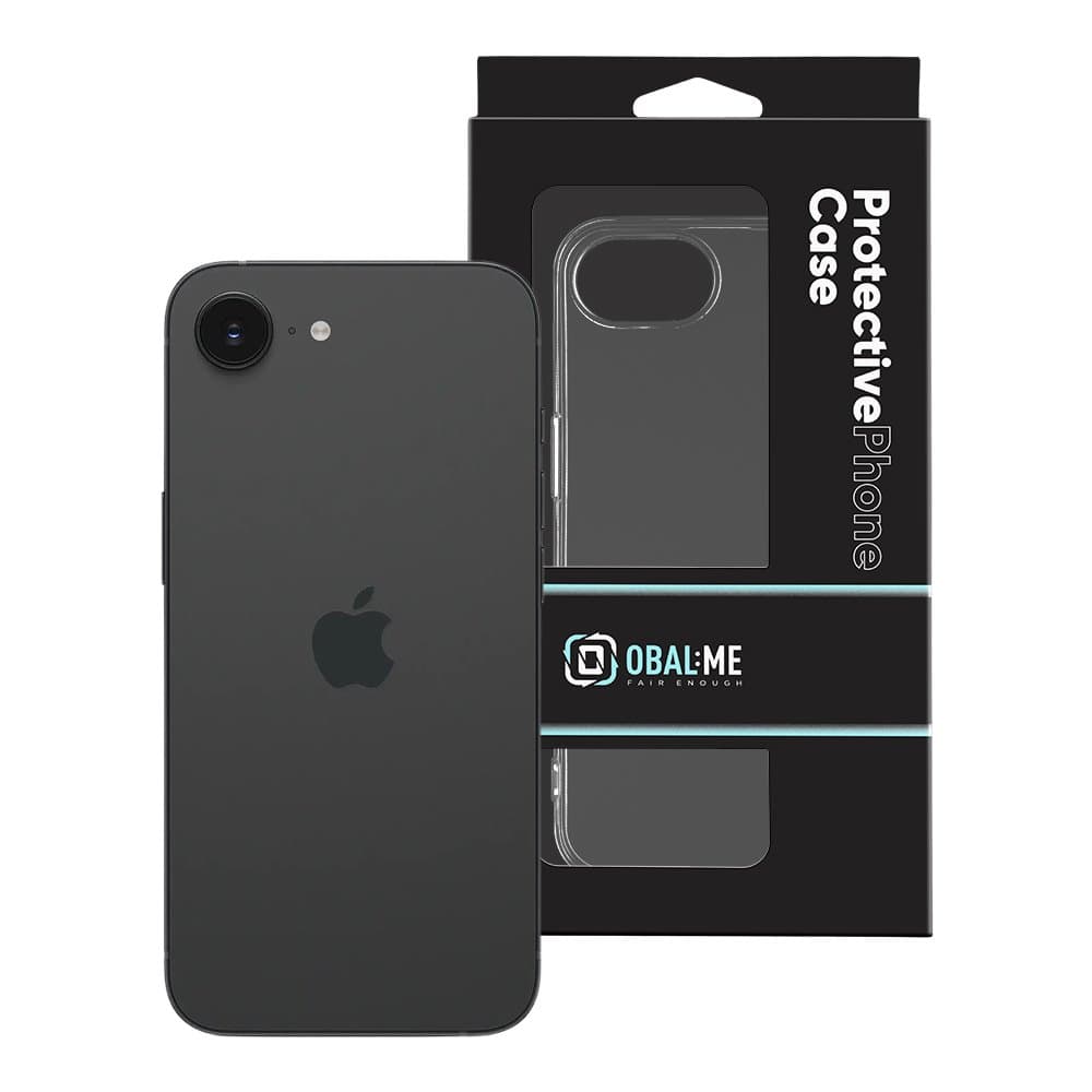 Zadní kryt OBAL:ME TPU pro Apple iPhone 16e Transparent - náhled 3