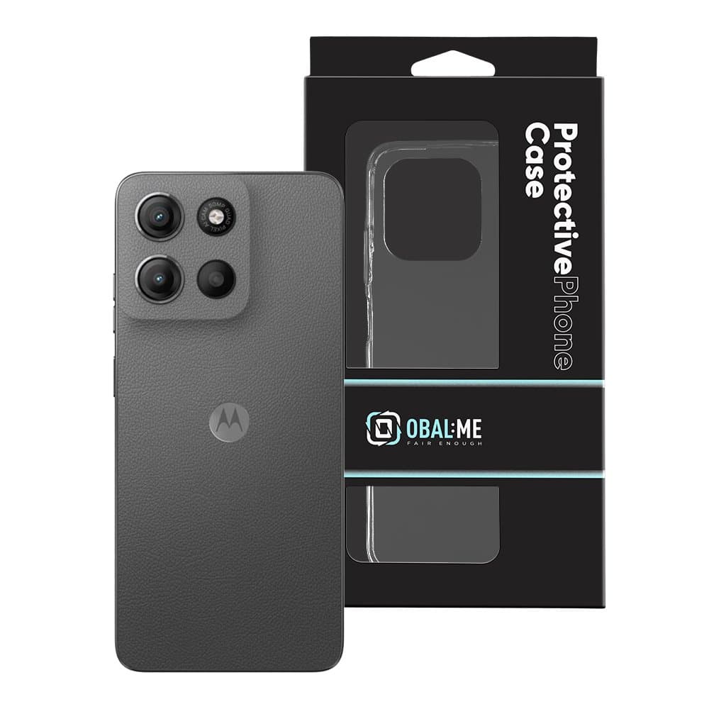 Zadní kryt OBAL:ME TPU pro Motorola G15 Transparent - náhled 3