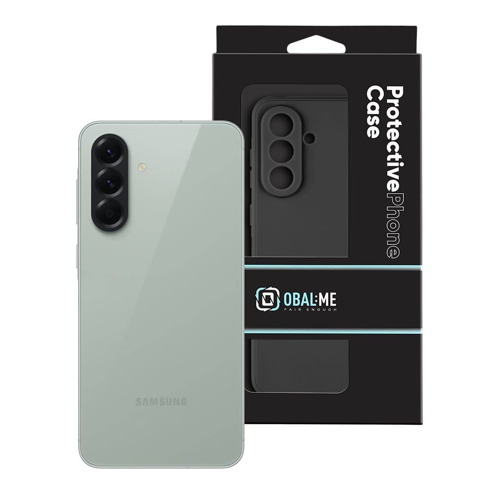 Zadní kryt OBAL:ME Matte TPU pro Samsung Galaxy A56 5G Black - náhled 3