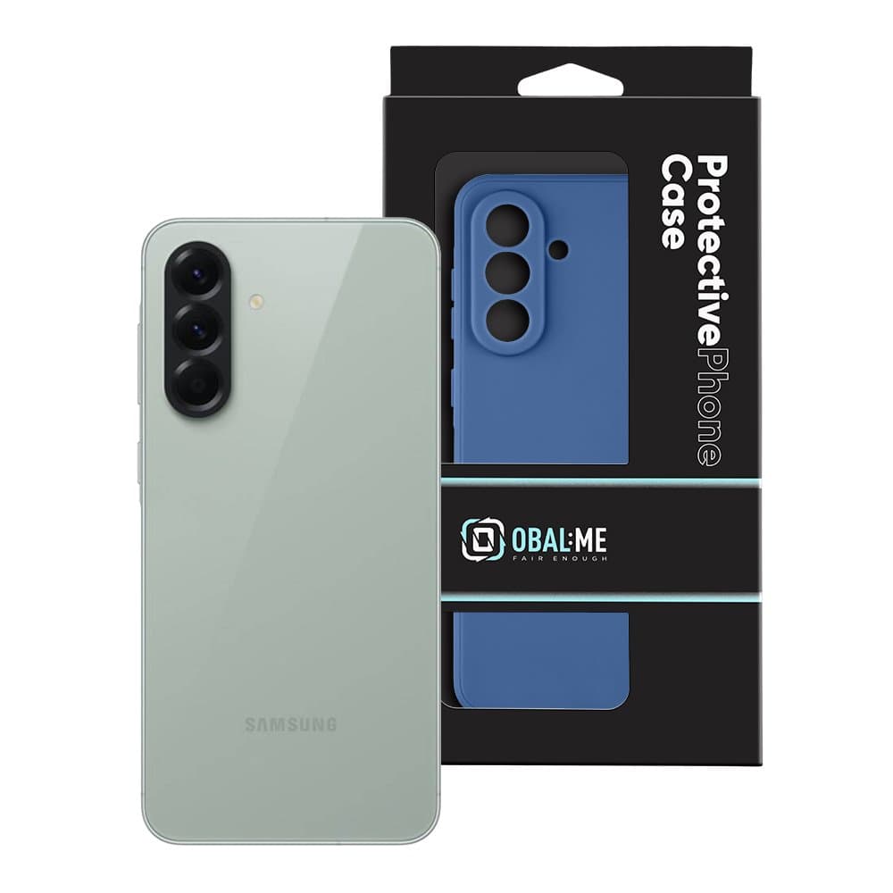 Zadní kryt OBAL:ME Matte TPU pro Samsung Galaxy A56 5G Dark Blue - náhled 3