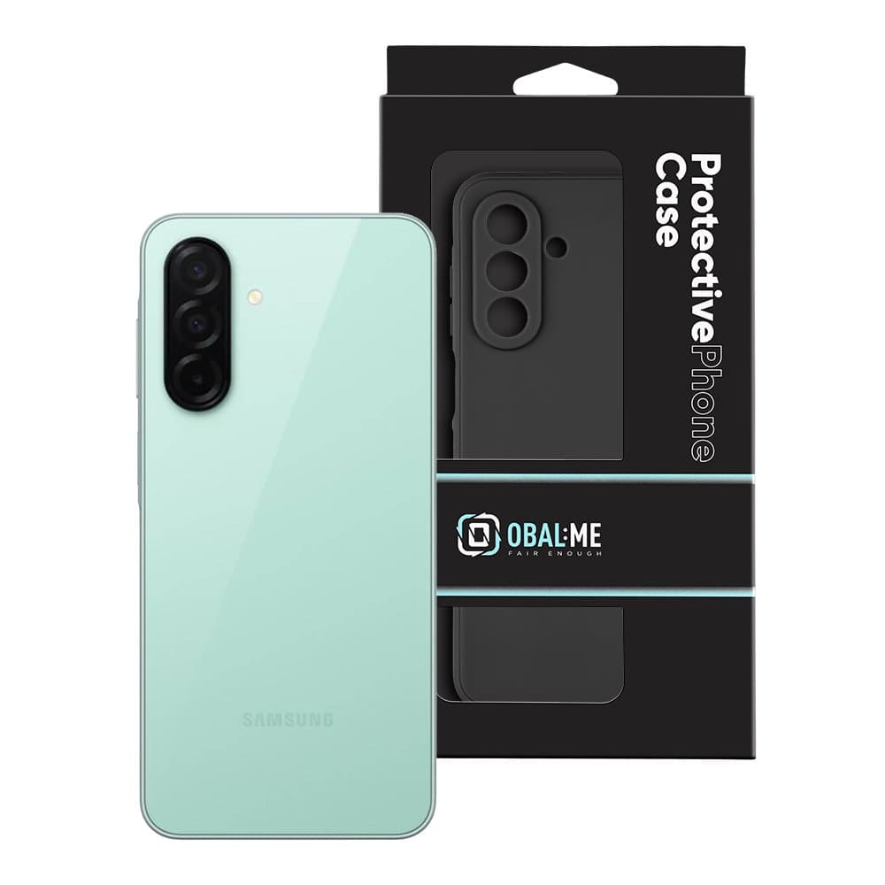 Zadní kryt OBAL:ME Matte TPU pro Samsung Galaxy A26 5G Black - náhled 3