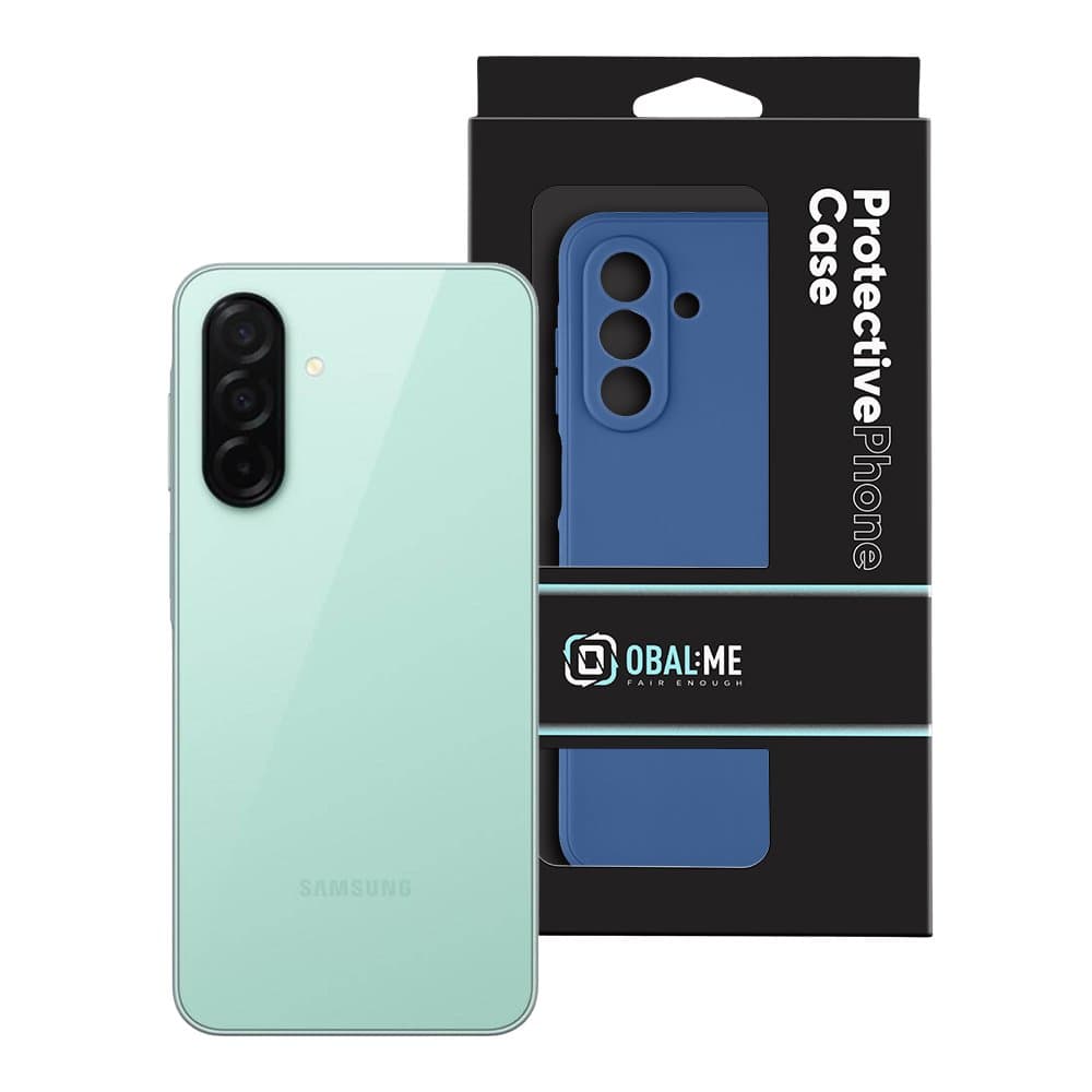 Zadní kryt OBAL:ME Matte TPU pro Samsung Galaxy A26 5G Dark Blue - náhled 3